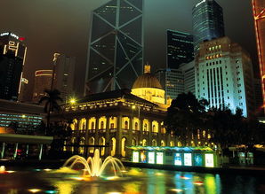 香港維多利亞的迷人夜景